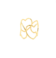 Anillo Ginger Mujer Romantica in Oro amarillo AN-102